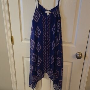 Billabong Navy and Pink Geometric Dress